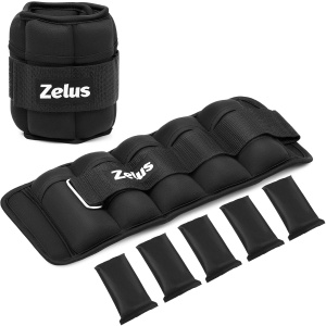 ZELUS Adjustable Ankle Weights for Women and Men